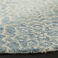 thumbnail image 3 of SAFAVIEH Abstract Drew Abstract Wool Area Rug, Blue/Gray, 6' x 6' Round, 3 of 8
