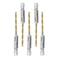 thumbnail image 2 of 5pcs HSS Drill Bit Set High Speed Steel /4 Hex Shank .5-6.5mm Hexagonal Handle 2.5mm, 2 of 9