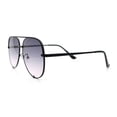 thumbnail image 6 of Womens Luxury Officer Tear Drop Shape Metal Rim Racer Sunglasses [Black - Black Beige], 6 of 7
