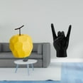 thumbnail image 2 of Escultura de fruta de , adorno y estatua con gesto de mano de roca, decoración geométrica creativa de fruta y mano para festivales, oficinas,, 2 of 8