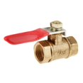 thumbnail image 3 of ZheElen Valve à Bille en Laiton Fileté Polyvalent pour de Multiples Utilisations FF 12mm Rouge 1Set, 3 of 6