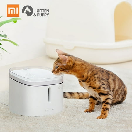 Puppy Pet Water Dispenser Fountain Automatic Cat Living Water 2l Electric Pet Smart Dog Drinking Bowl Walmart Canada