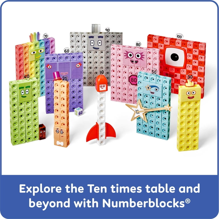 hand2mind Numberblocks Heroes with Zeroes MathLink Cubes Activity