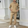 thumbnail image 2 of fheaev Sweatsuits for Men 2 Piece Hoodie Men'S Jogging Tracksuit Set Casual Athletic Running Sports Suits Drawstring Long Sleeve Outfit Pullover Suit Set, 2 of 7
