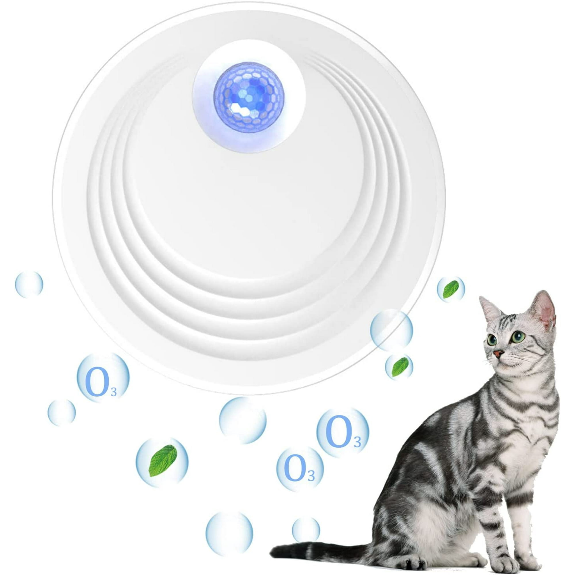 Cat Litter Deodorizer USB Powered Pet Odor Eliminator Machine Mini Air Purifiers Ultra Quiet Smart Sensor System Negative Ion Freshens to Reduce Odor for Pet Bed Bedroom Bathroom Kitchen 1 Walmart