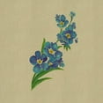 thumbnail image 2 of CafePress - Forget Me Not Flower Watercolor Painting Canvas Lu - Canvas Lunch Bag with Strap Handle, 2 of 2