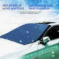 thumbnail image 1 of Parasol con imán para coche, protector solar para parabrisas de vehículo, cubierta para nieve de fábrica, tela recubierta de plata a prueba de heladas, protección de privacidad, protección solar y, 1 of 5
