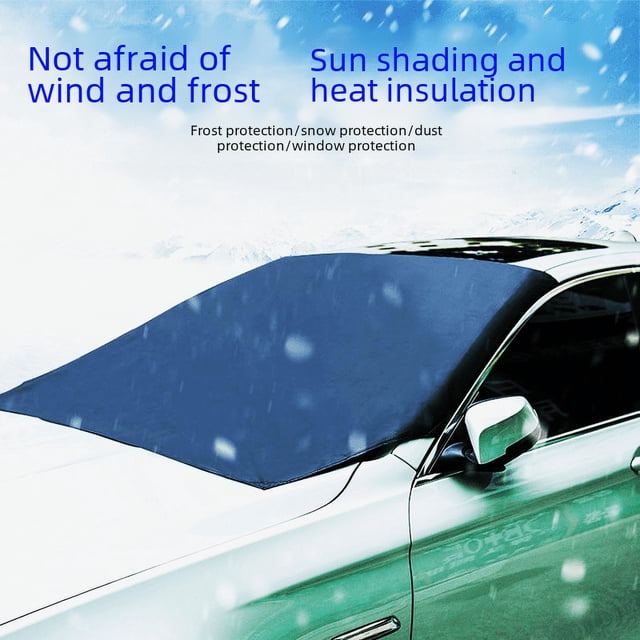 Parasol con imán para coche, protector solar para parabrisas de vehículo, cubierta para nieve de fábrica, tela recubierta de plata a prueba de heladas, protección de privacidad, protección solar y