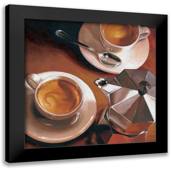 Landi, Federico 12x12 Black Modern Framed Museum Art Print Titled - Intermezzo