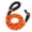 Orange, variant on BOKYAN 5ft / 1.5m Reflective Dog Leash Rope with Comfortable Padded Handle, Anti-Slip Traction Rolled Leads for Large and Medium Pets, Black and Green