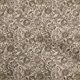 thumbnail image 1 of oneOone Rayon Brown Fabric Asian Batik Floral Craft Projects Decor Fabric Printed By The Yard 56 Inch Wide, 1 of 4