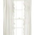 thumbnail image 2 of Nayoroom Reyna Shabby Chic Navy Ruffle Curtains, 60” x 84” (2 Panels), 2 of 4