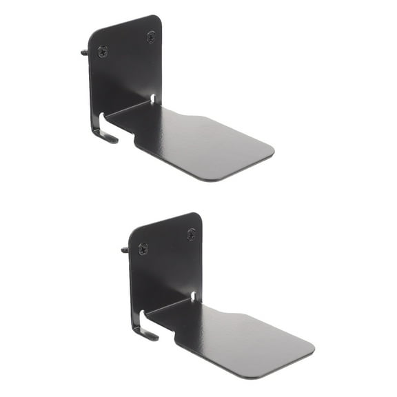 RENACLIPY Invisible Floating Bookshelf 2-Pack Metal Wall Mounted Book Storage Shelves for Home and Office