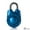 Sky Blue, variant on Directional Combination Padlock, Keyless Password Lock With Anti-Theft Steel Shackle, Resettable Code For Luggage, Lockers, Doors, Gym Lockers, Travel Security Lock