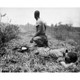 thumbnail image 2 of Vietnam War. An African American Infantry Medic Treats A Lieutenant'S Leg History (36 x 24), 2 of 2