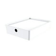 thumbnail image 3 of Mainstays Medium Lidded Storage Bins, White, Set of 4, 3 of 3
