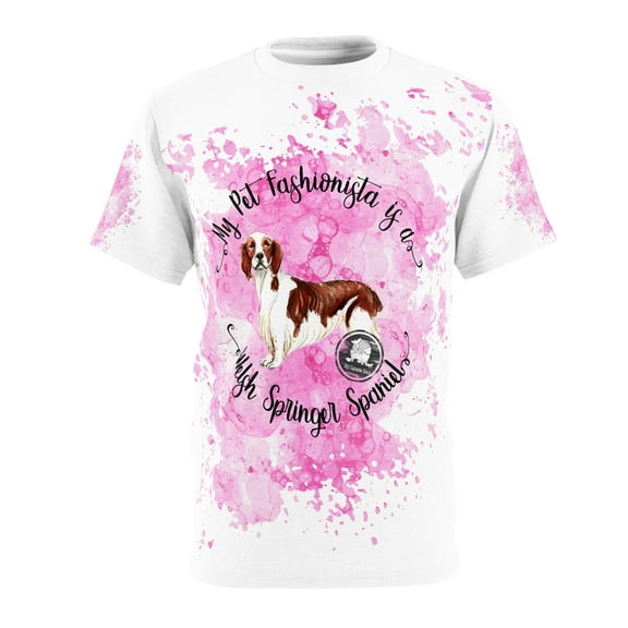 Welsh Springer Spaniel Pet Fashionista All Over Print Shirt