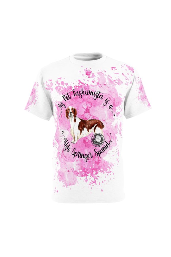 Welsh Springer Spaniel Pet Fashionista All Over Print Shirt
