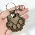 thumbnail image 5 of Yonrjhukm Cute Leather Paw Keychain for Pet Hair Keepsake, Unique Dog Memorial Keyring, Pet Memorial Gifts for Dog Lovers, Elegant Accessory for Bag or Purse, 5 of 5