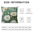 thumbnail image 5 of SHANXI Spring Pillow Covers Watercolor Daisy Decorations Farmhouse Seasonal Pillow Case Decor for Sofa Couch 24x24in, 5 of 5