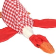 thumbnail image 3 of Dr. Pol Plush Squawking Plaid Duck, Red, 3 of 5