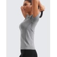 thumbnail image 4 of CRZ YOGA Seamless Workout Tops for Women Athletic Running Gym Yoga Short Sleeve Shirts Breathable Tees, 4 of 6
