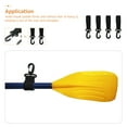 thumbnail image 3 of Miangastore Simple Design Paddle Hook Nylon Black 4Pcs 7.1x1.5In, 3 of 9