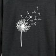 thumbnail image 3 of Instant Message - Dandelion - Women's Lightweight French Terry Long Sleeve Shirt, 3 of 6
