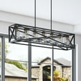 thumbnail image 2 of Aiwen Elegant 7 Lights Rectangle Chandelier Classic Pendant Light, 2 of 9
