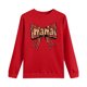 thumbnail image 4 of Xuyuer Women's Printed Long Sleeve Round Neck Casual Hoodless Sweatshirt, Comfortable Pullover Top for Mother's Day Gifts, Family Events and Relaxed Everyday Wear, 4 of 6