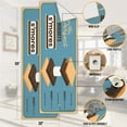 thumbnail image 3 of Ottomanson Hershey Smores Breakdown Machine Washable Non-Slip Rubberback 2x5 Runner Rug, 20"x 59", Blue, 3 of 7