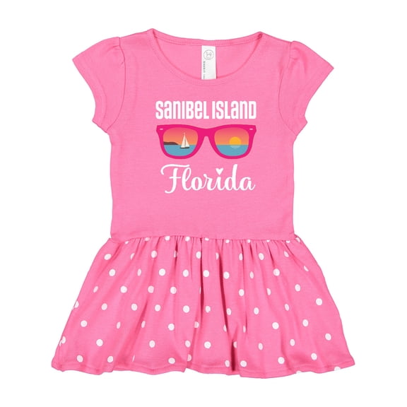 Inktastic Sanibel Island Florida Vacation Girls Toddler Dress
