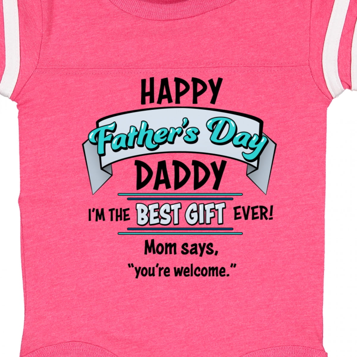 Inktastic Happy Father's Day Best Ever Boys or Girls Baby Bodysuit