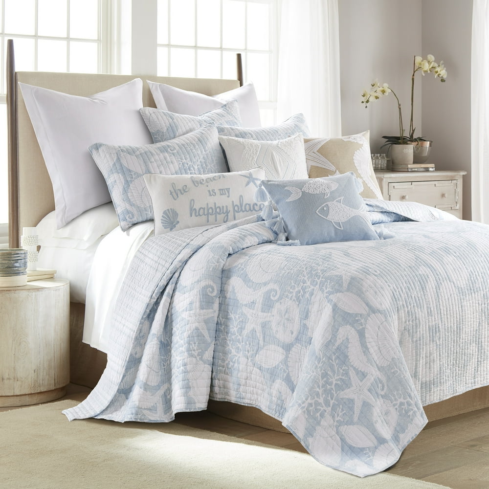Levtex Home Stillwater Quilt Set Full/Queen Quilt + Two Standard