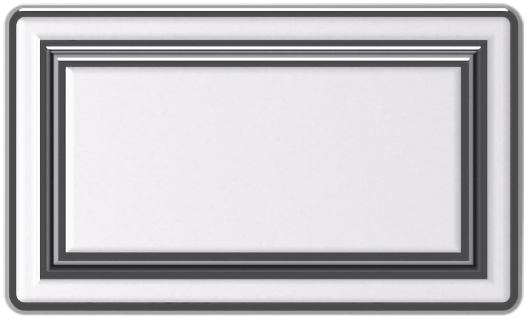 Baldwin 4425260BIN Raised 1-1/2" Rectangular Cabinet Knob From The Estate Collection -
