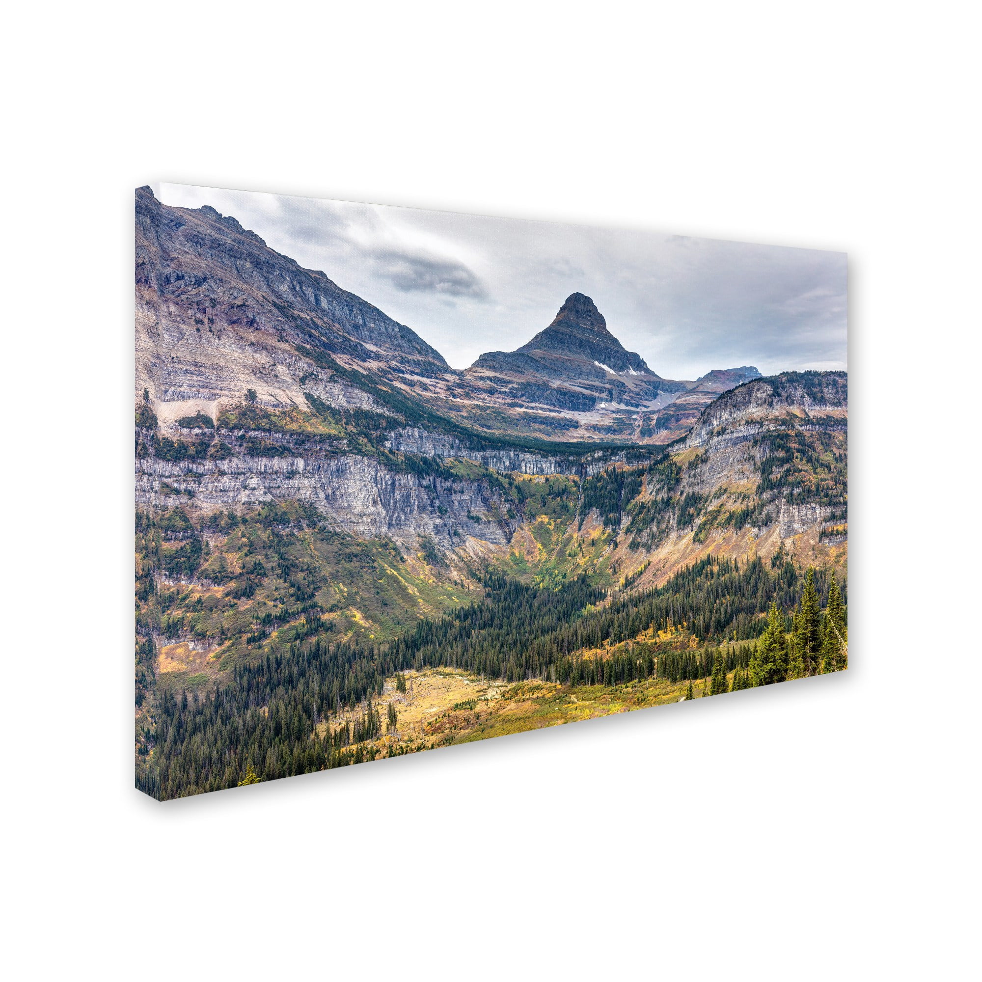 Trademark Fine Art 'Glacier National Park in Autumn' Canvas Art by Pierre Leclerc