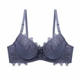 thumbnail image 2 of Darzheoy Women's Lace With Color Sexy Double Breasted Womens Bra 36/80BC, 2 of 3