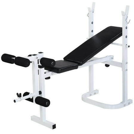 Ktaxon Folding Weight Lifting Bench, Fitness Workout Home Exercise Adjustable Incline Press, with Leg Lift Curl Developer