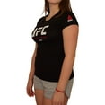 thumbnail image 2 of Reebok Womens UFC Est 1993 Graphic T-Shirt, Black, Medium, 2 of 4