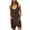 Khaki, variant on Shorts for Women,Clearance Women's Scoop Solid Neck Sleeveless Casual Short Jumpsuit Rompers With Pockets