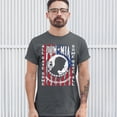 thumbnail image 3 of Tee Hunt POW MIA You Are Not Forgotten T-shirt American Flag Veteran Men's Tee, Charcoal, X-Large, 3 of 5