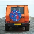 thumbnail image 2 of Daiia Nautical Animals Tire Covers , Travel Trailer Camper Truck SUV Motorhome Waterproof Wheel Cover, Sun Rain Snow Protector-15 inch, 2 of 8