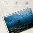 thumbnail image 6 of Elephant Stock Scuba Diver Wall Art - Horizontal Canvas Wall Art - Living Room Wall Decor - Hobbies And Lifestyle Canvas - Teal And Blue Decor - 48" x 32", 6 of 8
