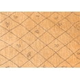 thumbnail image 1 of Ahgly Company Indoor Rectangle Solid Orange Modern Area Rugs, 3' x 5', 1 of 4
