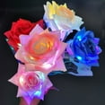 thumbnail image 2 of 5 Qixi rosas de luz de imitación regalos de San Valentín LED rosa Navidad Pascua regalos de cumpleaños, 2 of 5