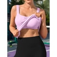 thumbnail image 5 of attraco basics Lady Workout Tank Tops Built in Bras Padded,Sleeveless Athletic Yoga Shirts, 5 of 6