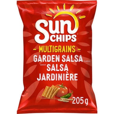 Frito Lay Multigrain Sun Chips, Garden Salsa, (205g/7.2 oz.)