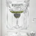 thumbnail image 1 of Cocktail Tapestry, Ingredients of Margarita Sketch Lime Juice Liqueur Orange and Tequila, Fabric Wall Hanging Decor for Bedroom Living Room Dorm, 5 Sizes, Grey White Apple Green, by Ambesonne, 1 of 1