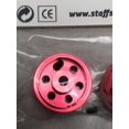 thumbnail image 6 of Staffs Aluminium Bullet Hole Wheels in Red 15.8x10mm STAFFS33, 6 of 6