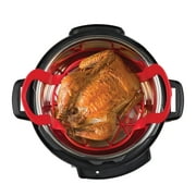 Instant Pot Bakeware Sling Official Silicone Accessory, Compatible with 6-quart and 8-quart Cookers in Red